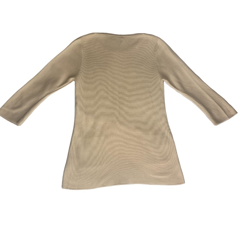 BYLYSE SPENARD Cream Cotton Modal Pocket Tunic Top‎ Quiet Luxury XS - Picture 9 of 16